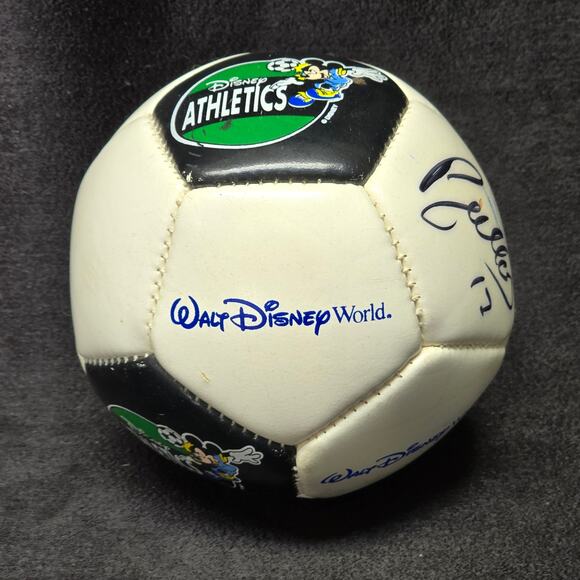 Walt Disney World Athletics Mini Soccer Ball Autographed Collectible - Picture 6 of 8